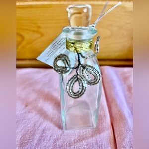Pretty Glass with Bead Embellishment Perfume Bottle